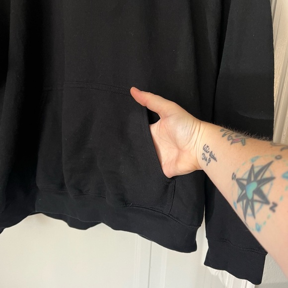 Psychedelic Cellar Gildan Hoodie 3XL - Black Graphic Oversized Sweatshirt - Picture 2 of 9